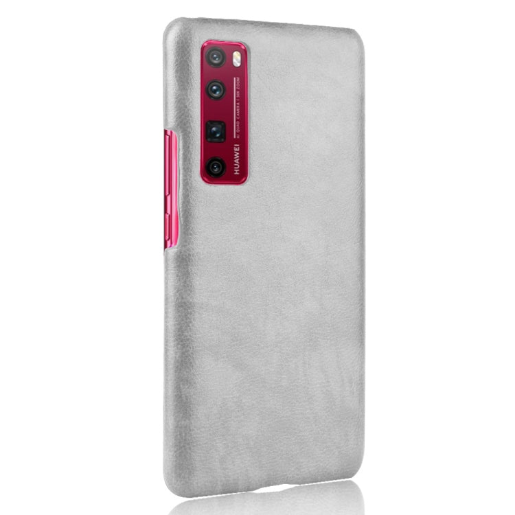 For Huawei Nova 7 Pro Shockproof Litchi Texture PC + PU Case