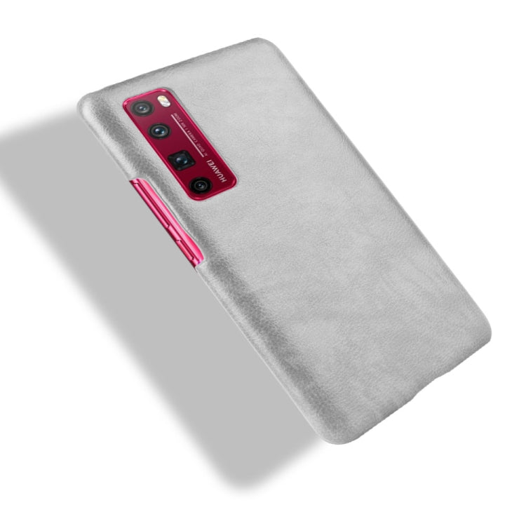 For Huawei Nova 7 Pro Shockproof Litchi Texture PC + PU Case