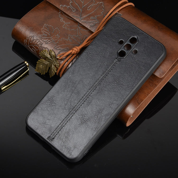 For ZTE nubia Play Shockproof Sewing Cow Pattern Skin PC + PU + TPU Case