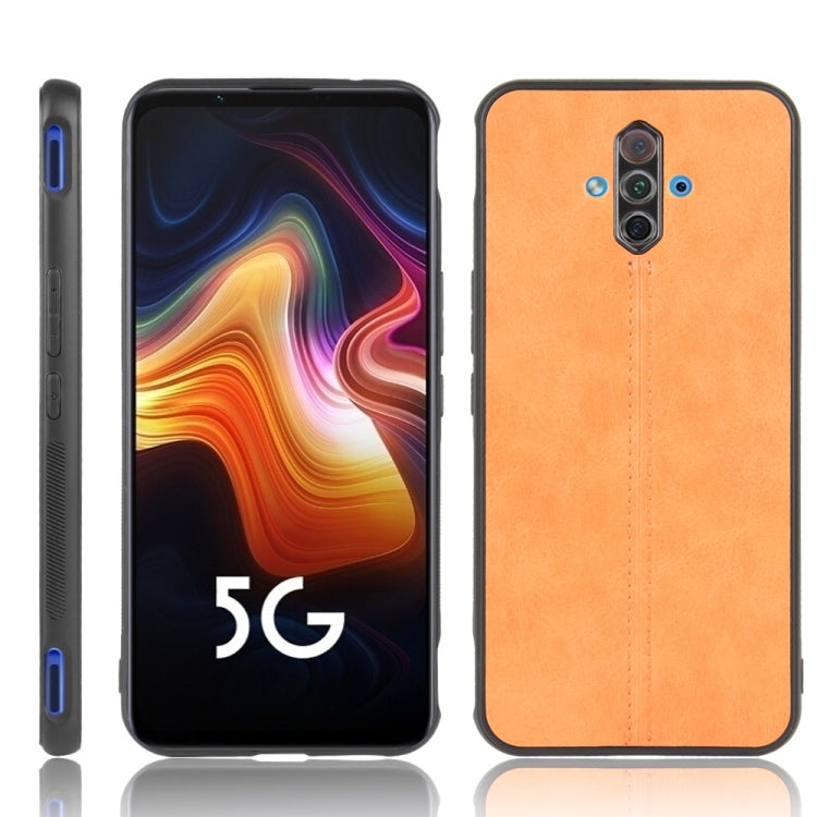 For ZTE nubia Play Shockproof Sewing Cow Pattern Skin PC + PU + TPU Case