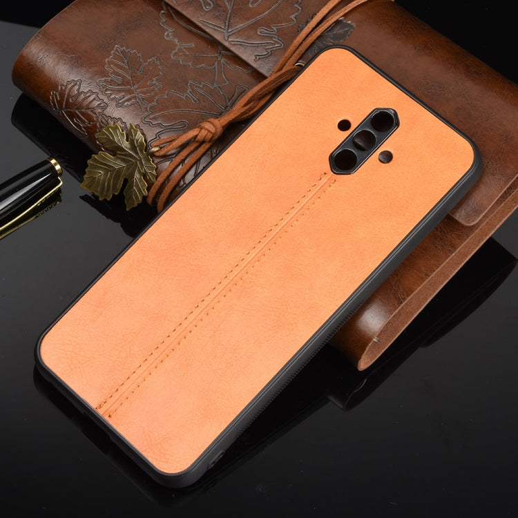 For ZTE nubia Play Shockproof Sewing Cow Pattern Skin PC + PU + TPU Case