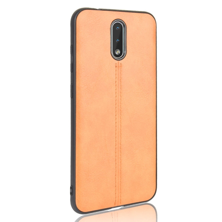 For Nokia 2.3 Shockproof Sewing Cow Pattern Skin PC + PU + TPU Case