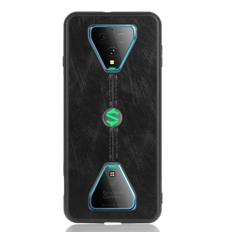 For Xiaomi Black Shark 3 Shockproof Sewing Cow Pattern Skin PC + PU + TPU Case