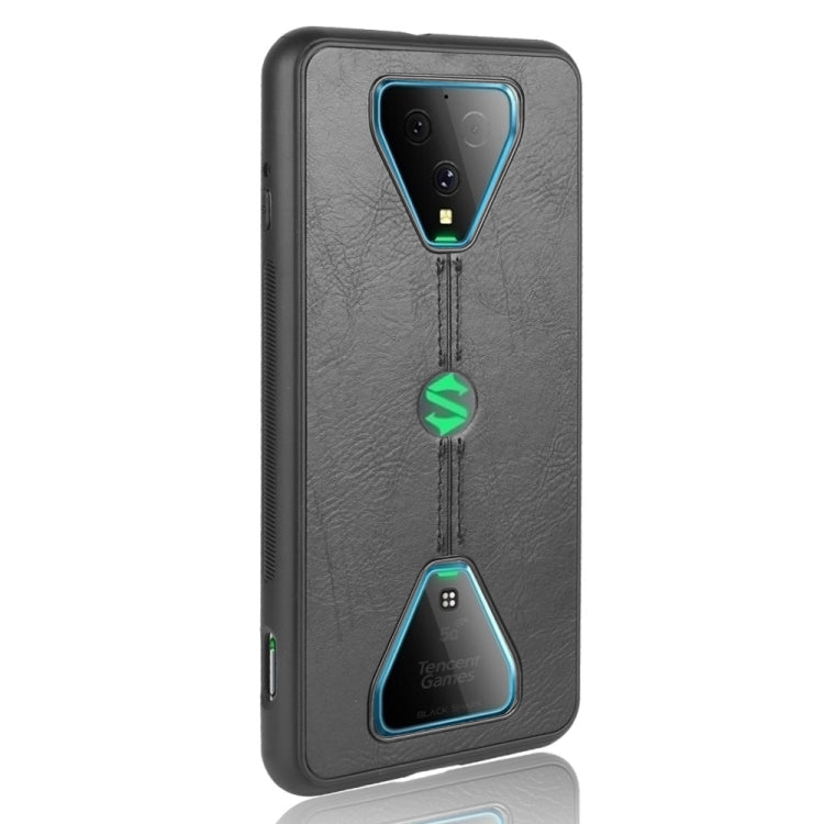 For Xiaomi Black Shark 3 Shockproof Sewing Cow Pattern Skin PC + PU + TPU Case