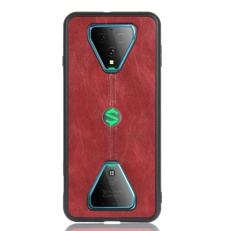 For Xiaomi Black Shark 3 Shockproof Sewing Cow Pattern Skin PC + PU + TPU Case