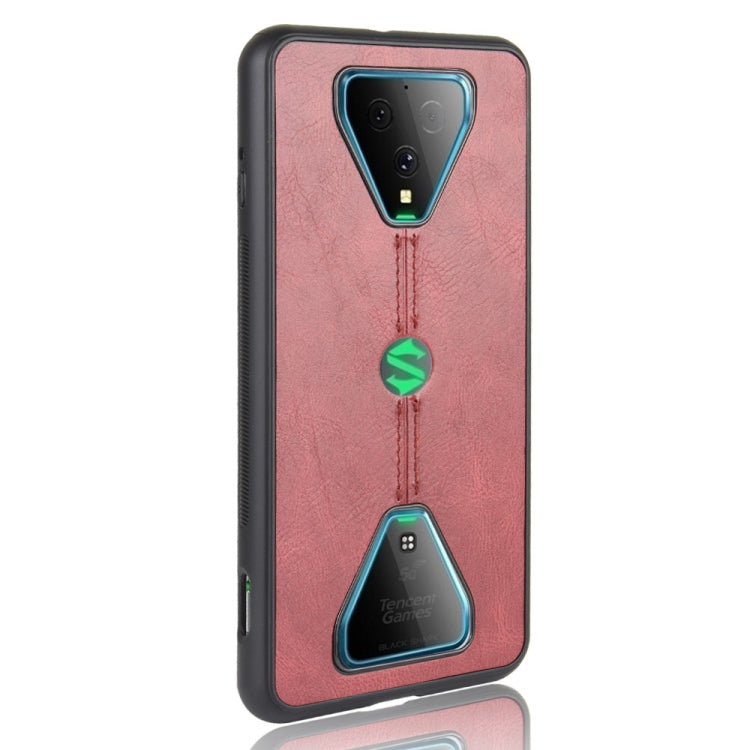 For Xiaomi Black Shark 3 Shockproof Sewing Cow Pattern Skin PC + PU + TPU Case