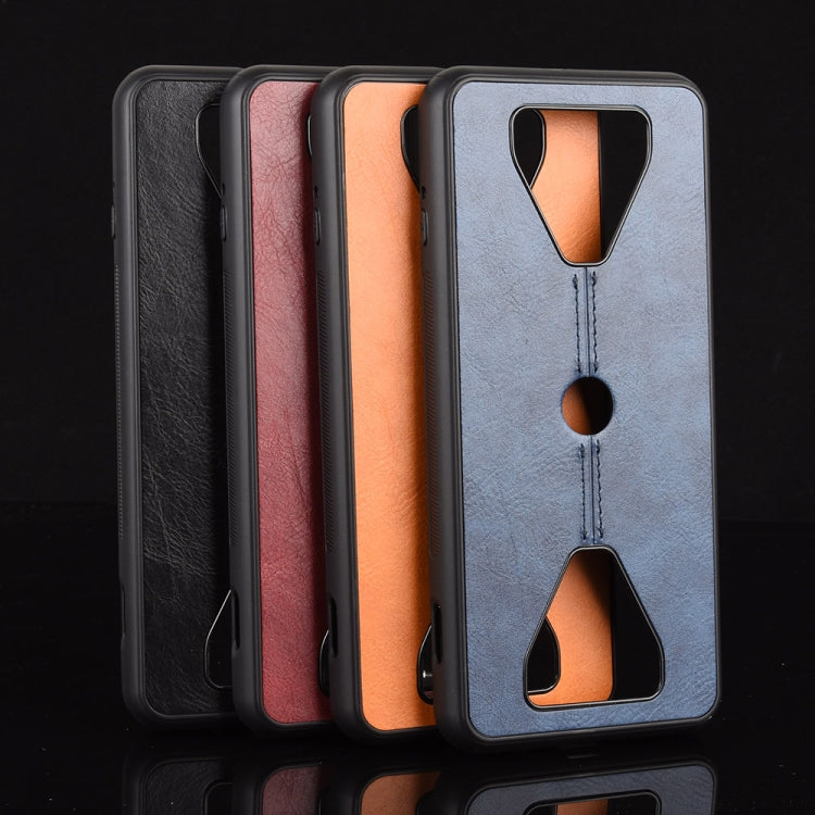 For Xiaomi Black Shark 3 Shockproof Sewing Cow Pattern Skin PC + PU + TPU Case