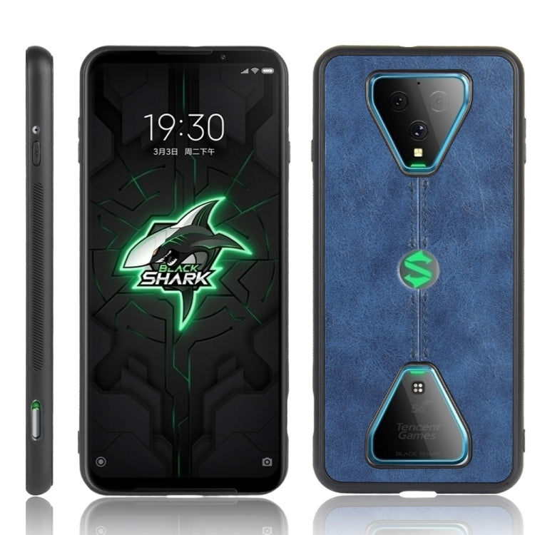 For Xiaomi Black Shark 3 Shockproof Sewing Cow Pattern Skin PC + PU + TPU Case