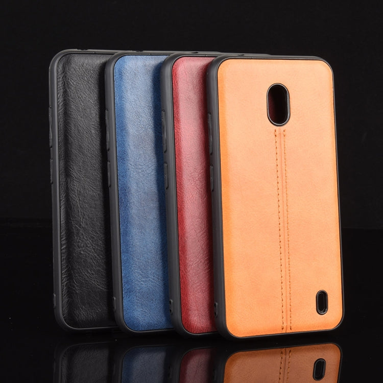 For Nokia 2.2 Shockproof Sewing Cow Pattern Skin PC + PU + TPU Case