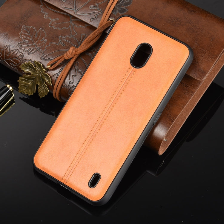 For Nokia 2.2 Shockproof Sewing Cow Pattern Skin PC + PU + TPU Case