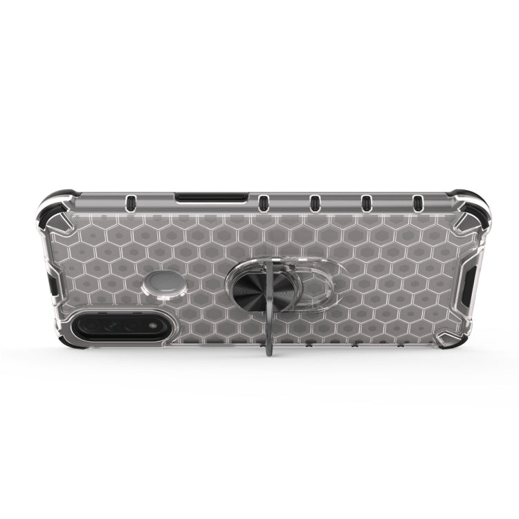 For Xiaomi Redmi Note 7 / Note 7 Pro Shockproof Honeycomb PC + TPU Ring Holder Protection Case