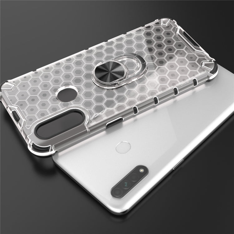 For Xiaomi Redmi Note 7 / Note 7 Pro Shockproof Honeycomb PC + TPU Ring Holder Protection Case