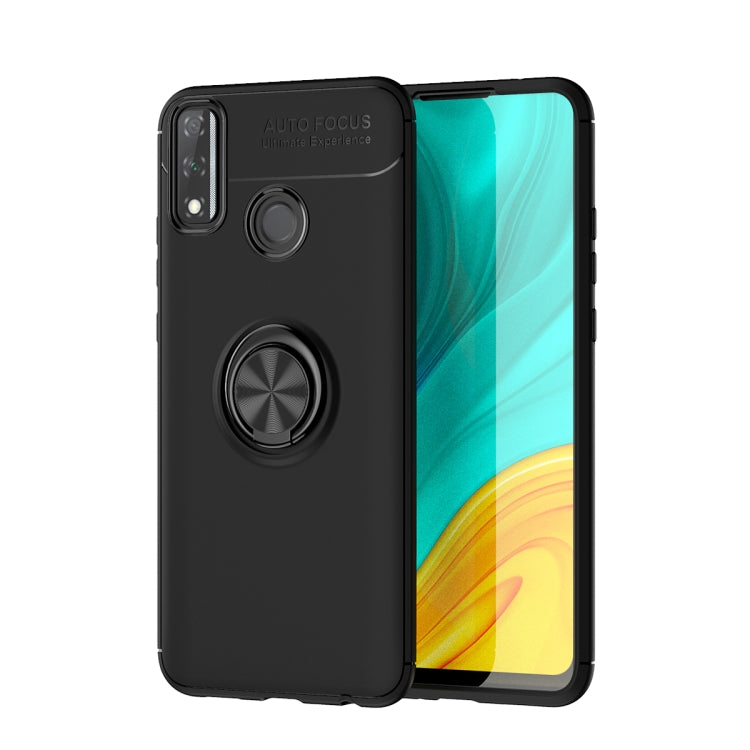 For Huawei Y8S Metal Ring Holder 360 Degree Rotating TPU Case