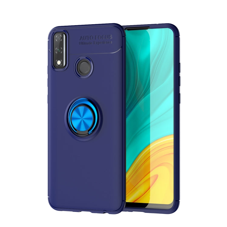 For Huawei Y8S Metal Ring Holder 360 Degree Rotating TPU Case