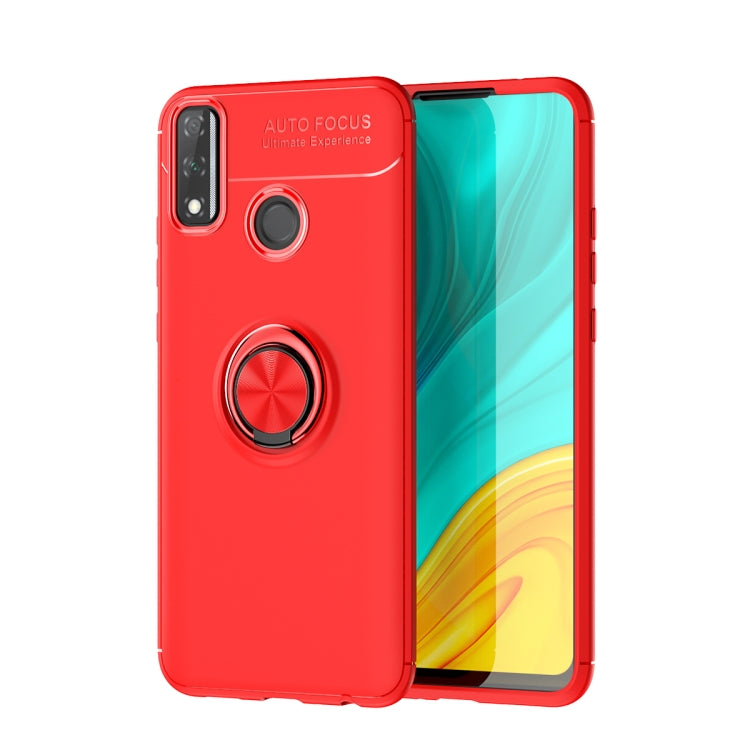 For Huawei Y8S Metal Ring Holder 360 Degree Rotating TPU Case
