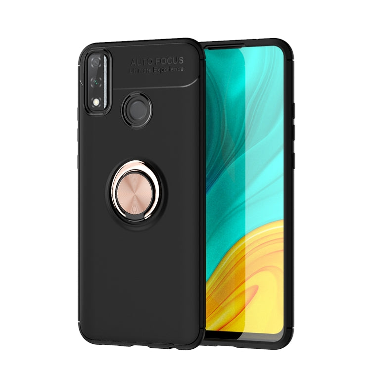 For Huawei Y8S Metal Ring Holder 360 Degree Rotating TPU Case