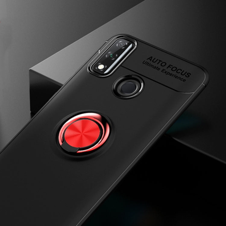 For Huawei Y8S Metal Ring Holder 360 Degree Rotating TPU Case