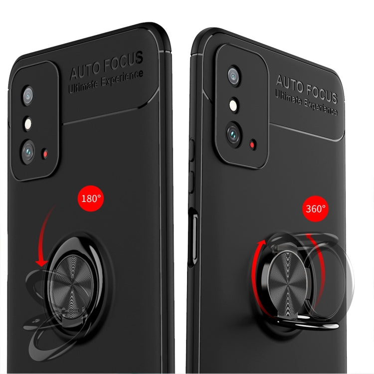 For Huawei Honor X10 Max Metal Ring Holder 360 Degree Rotating TPU Case