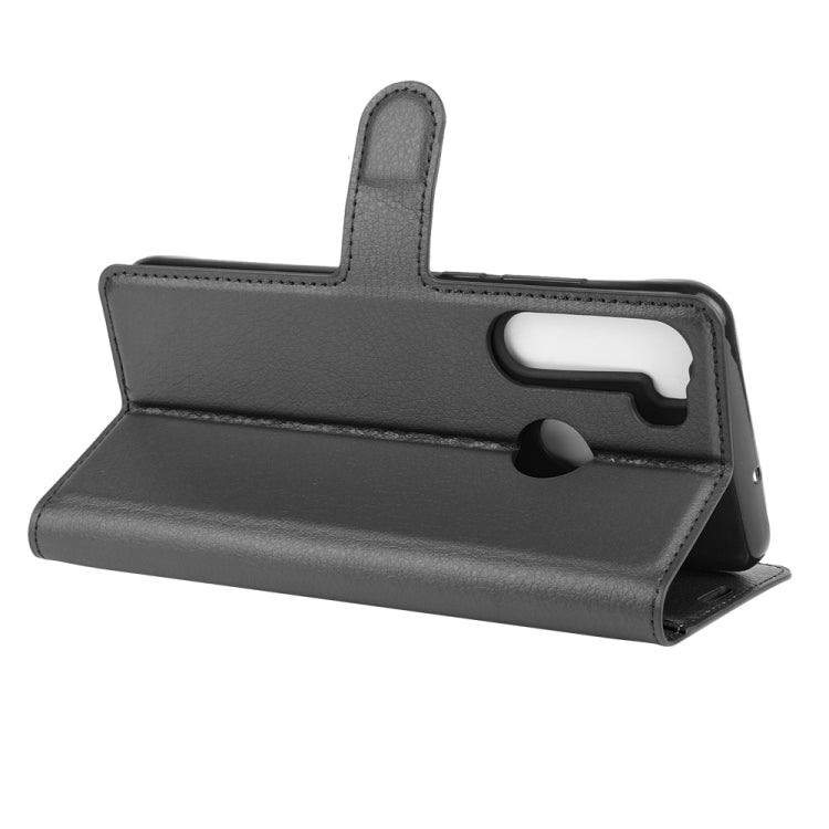 For HTC Desire 20 Pro Litchi Texture Horizontal Flip Protective Case with Holder & Card Slots & Wallet