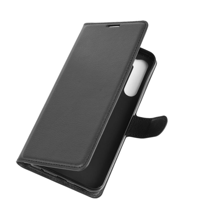 For HTC Desire 20 Pro Litchi Texture Horizontal Flip Protective Case with Holder & Card Slots & Wallet
