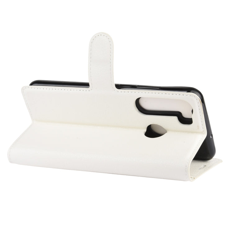 For HTC Desire 20 Pro Litchi Texture Horizontal Flip Protective Case with Holder & Card Slots & Wallet