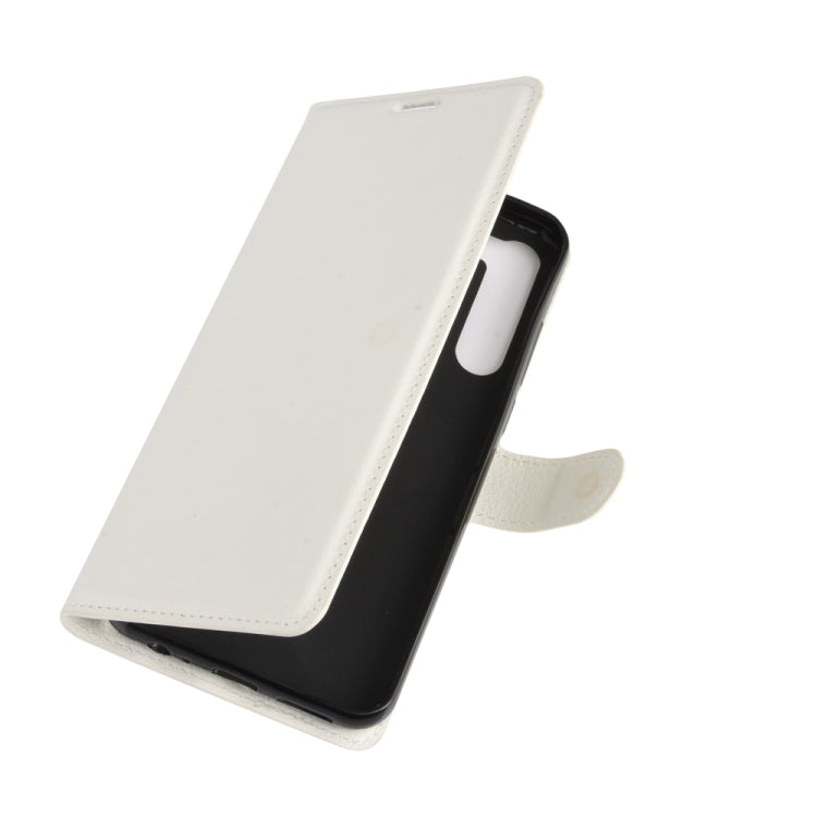 For HTC Desire 20 Pro Litchi Texture Horizontal Flip Protective Case with Holder & Card Slots & Wallet