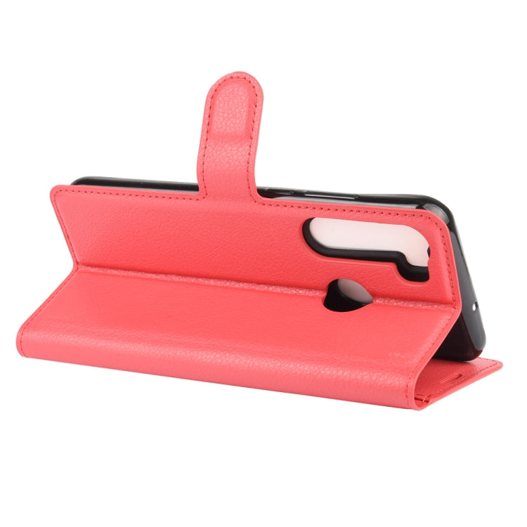 For HTC Desire 20 Pro Litchi Texture Horizontal Flip Protective Case with Holder & Card Slots & Wallet