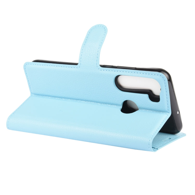 For HTC Desire 20 Pro Litchi Texture Horizontal Flip Protective Case with Holder & Card Slots & Wallet