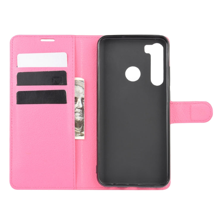 For HTC Desire 20 Pro Litchi Texture Horizontal Flip Protective Case with Holder & Card Slots & Wallet