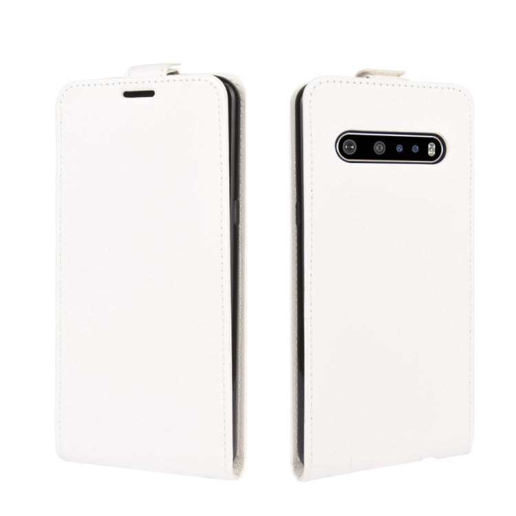 For LG V60 ThinQ 5G / LG V60 ThinQ 5G UW R64 Texture Single Vertical Flip Leather Protective Case with Card Slots & Photo Frame