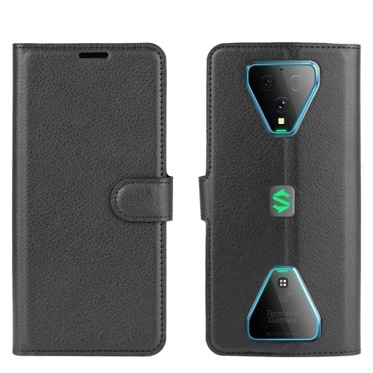 For Xiaomi Black Shark 3 Litchi Texture Horizontal Flip Protective Case with Holder & Card Slots & Wallet