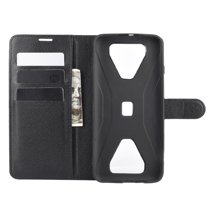 For Xiaomi Black Shark 3 Litchi Texture Horizontal Flip Protective Case with Holder & Card Slots & Wallet