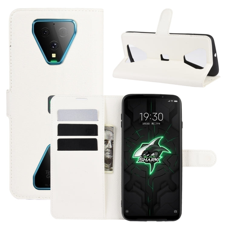 For Xiaomi Black Shark 3 Litchi Texture Horizontal Flip Protective Case with Holder & Card Slots & Wallet