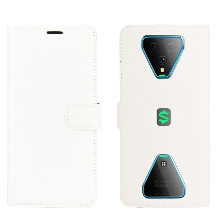 For Xiaomi Black Shark 3 Litchi Texture Horizontal Flip Protective Case with Holder & Card Slots & Wallet