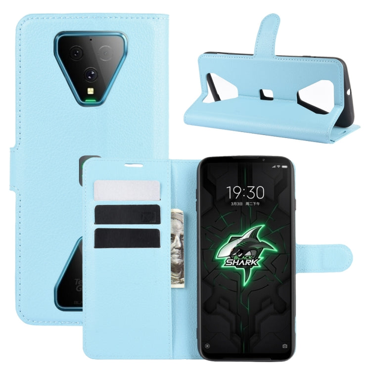 For Xiaomi Black Shark 3 Litchi Texture Horizontal Flip Protective Case with Holder & Card Slots & Wallet