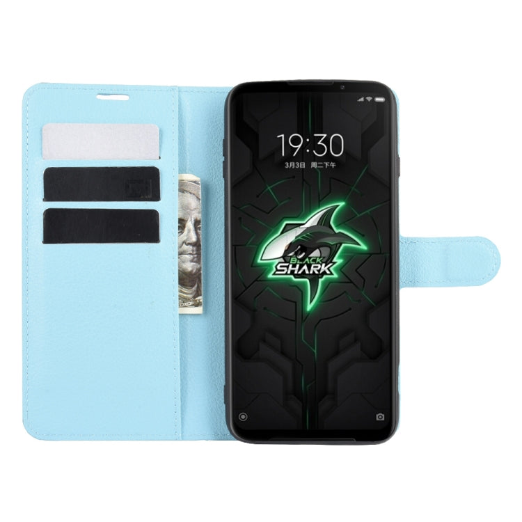 For Xiaomi Black Shark 3 Litchi Texture Horizontal Flip Protective Case with Holder & Card Slots & Wallet