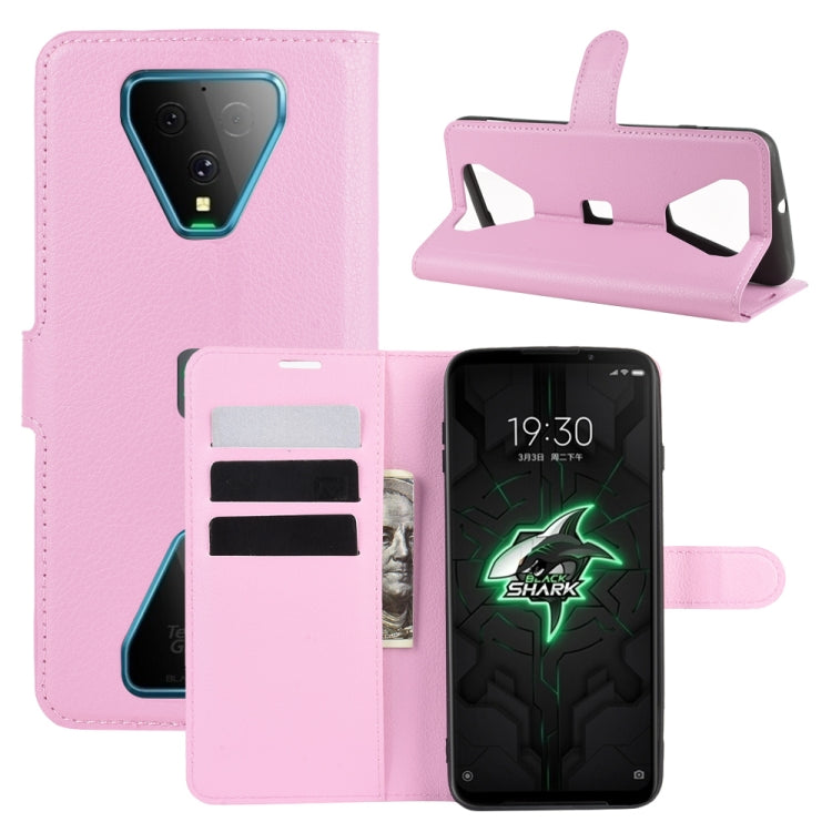 For Xiaomi Black Shark 3 Litchi Texture Horizontal Flip Protective Case with Holder & Card Slots & Wallet
