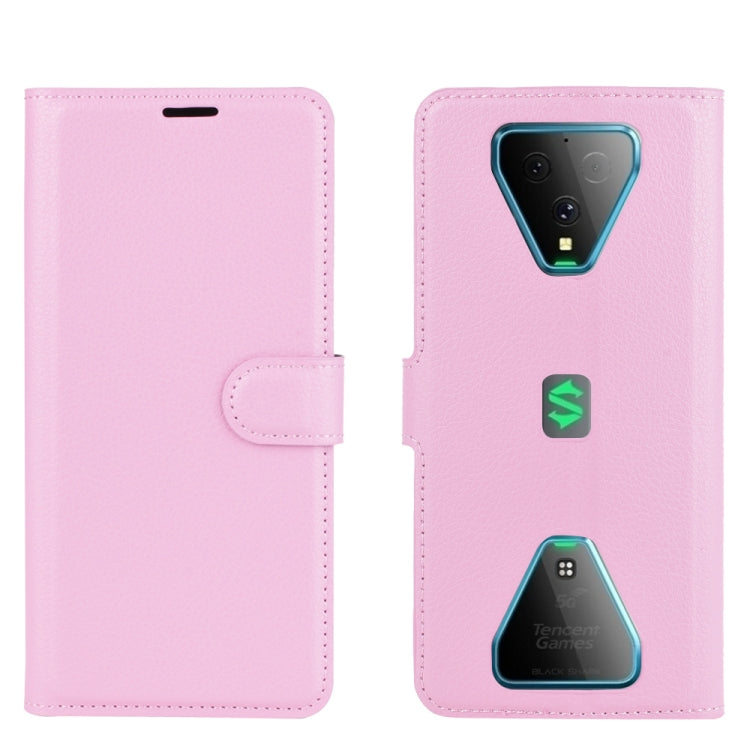 For Xiaomi Black Shark 3 Litchi Texture Horizontal Flip Protective Case with Holder & Card Slots & Wallet
