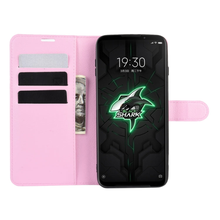 For Xiaomi Black Shark 3 Litchi Texture Horizontal Flip Protective Case with Holder & Card Slots & Wallet