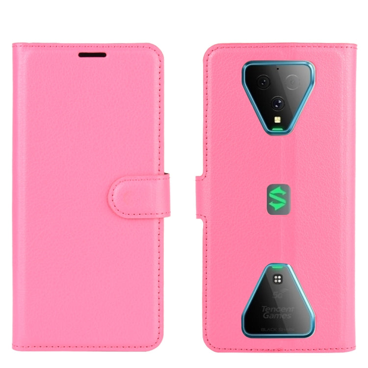 For Xiaomi Black Shark 3 Litchi Texture Horizontal Flip Protective Case with Holder & Card Slots & Wallet