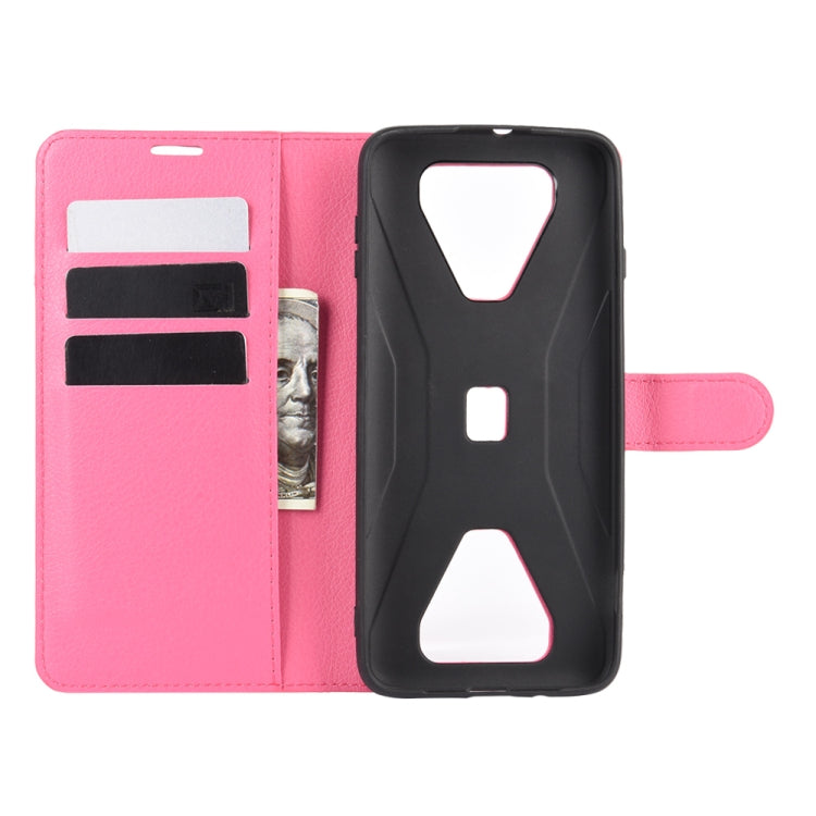 For Xiaomi Black Shark 3 Litchi Texture Horizontal Flip Protective Case with Holder & Card Slots & Wallet