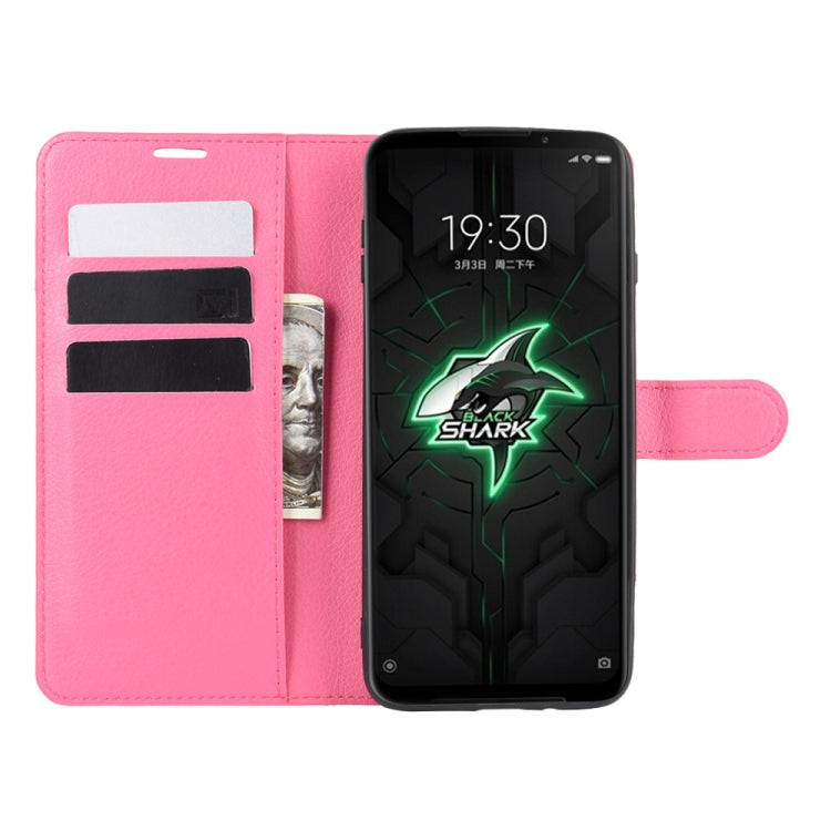 For Xiaomi Black Shark 3 Litchi Texture Horizontal Flip Protective Case with Holder & Card Slots & Wallet