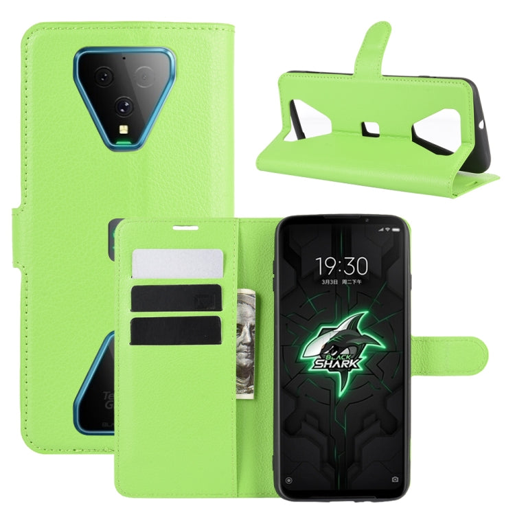 For Xiaomi Black Shark 3 Litchi Texture Horizontal Flip Protective Case with Holder & Card Slots & Wallet