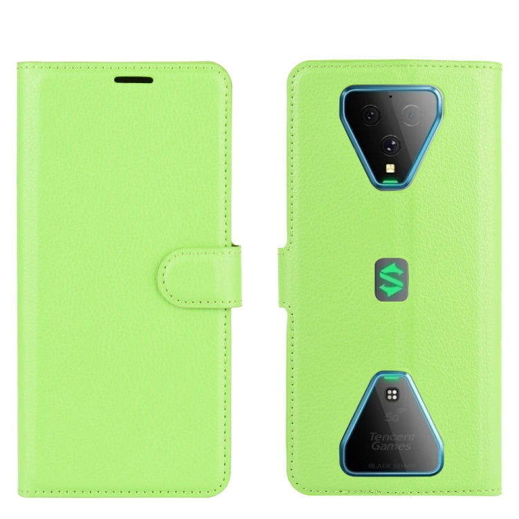 For Xiaomi Black Shark 3 Litchi Texture Horizontal Flip Protective Case with Holder & Card Slots & Wallet