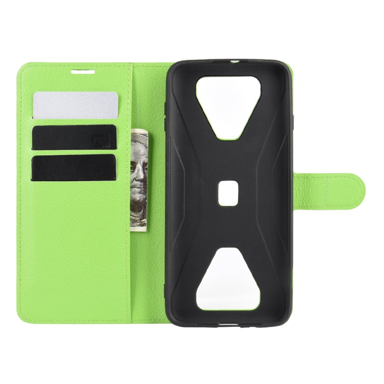 For Xiaomi Black Shark 3 Litchi Texture Horizontal Flip Protective Case with Holder & Card Slots & Wallet