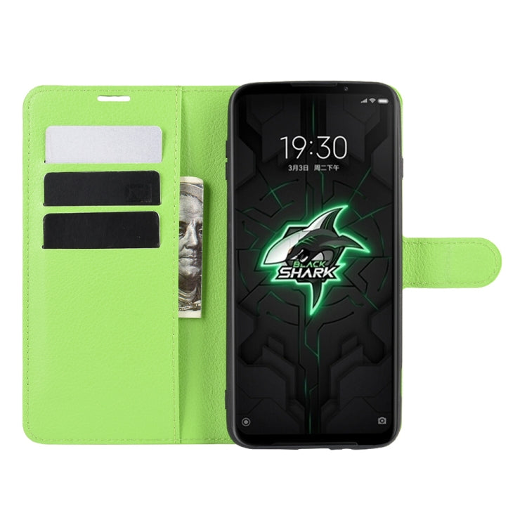 For Xiaomi Black Shark 3 Litchi Texture Horizontal Flip Protective Case with Holder & Card Slots & Wallet