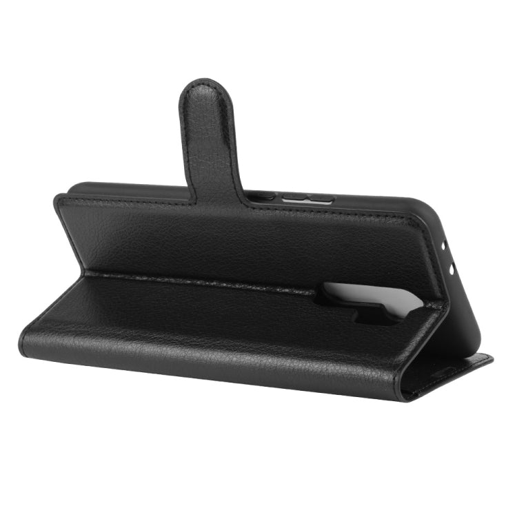 For Xiaomi Redmi 9 Litchi Texture Horizontal Flip Protective Case with Holder & Card Slots & Wallet