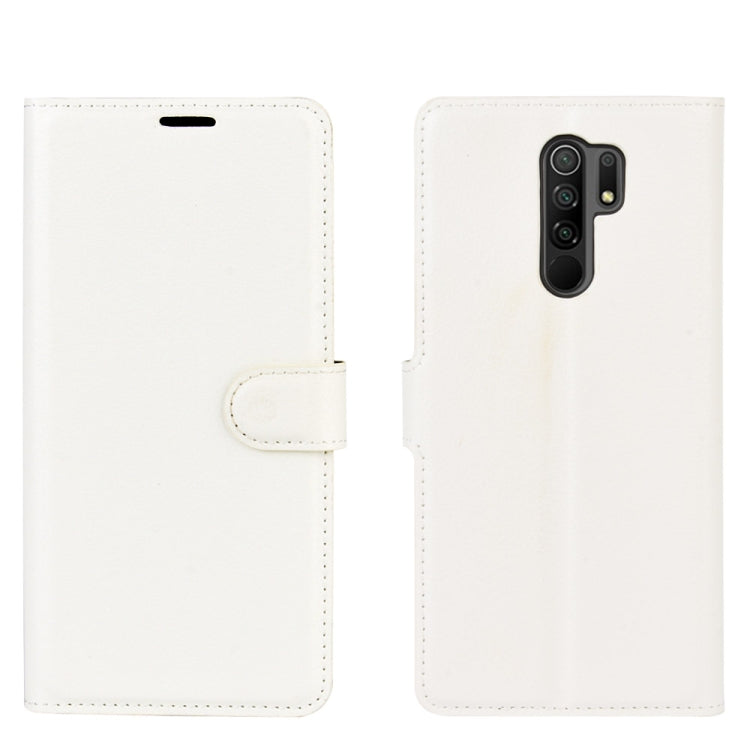 For Xiaomi Redmi 9 Litchi Texture Horizontal Flip Protective Case with Holder & Card Slots & Wallet