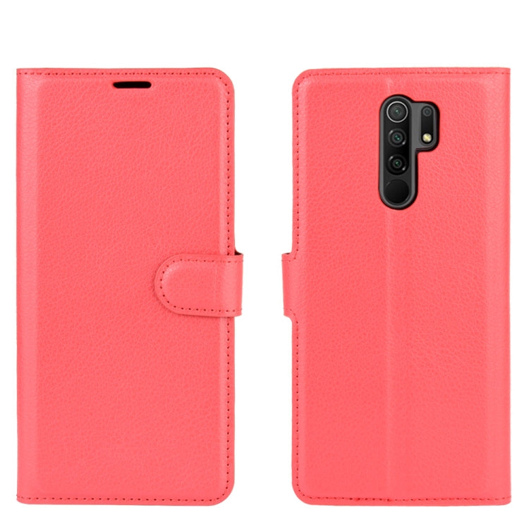 For Xiaomi Redmi 9 Litchi Texture Horizontal Flip Protective Case with Holder & Card Slots & Wallet