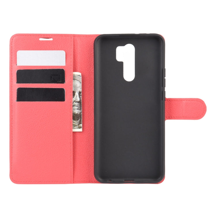 For Xiaomi Redmi 9 Litchi Texture Horizontal Flip Protective Case with Holder & Card Slots & Wallet